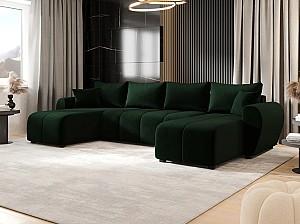 Canapea coltar Space Meble Molisa U Itaka 10 Green Dark