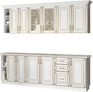 Set mobila bucatarie Marcel Imperia MS 2.4m White
