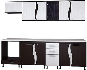 Set mobila bucatarie Marcel CIP3S-C2 2.6m Wenge (Maro)/Alb