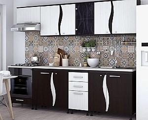 Set mobila bucatarie Marcel CIP3S-C2 2.6m Wenge (Maro)/Alb