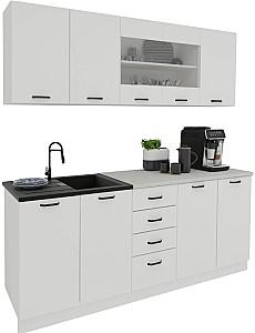 Set mobila bucatarie Haaus Riga 2.0m White