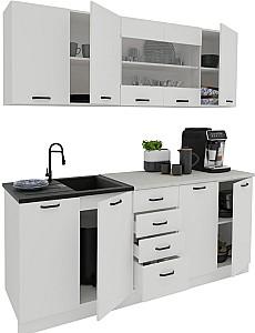 Set mobila bucatarie Haaus Riga 2.0m White