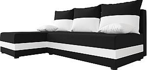 Canapea coltar Space Meble Hewlet Rainbow 15/Rainbow 31 Black/White