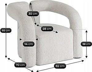 Fotoliu Mebel Elite Brazil Grey