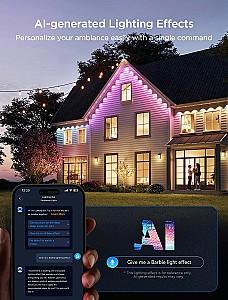 Iluminare inteligenta GOVEE RGBICW Permanent Outdoor Lights 2