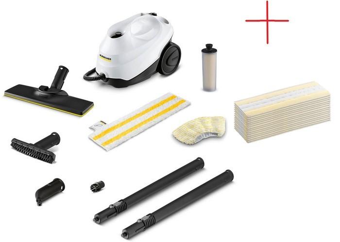 Aparat de curatat cu aburi KARCHER SC 3 EasyFix + Laveta Alb