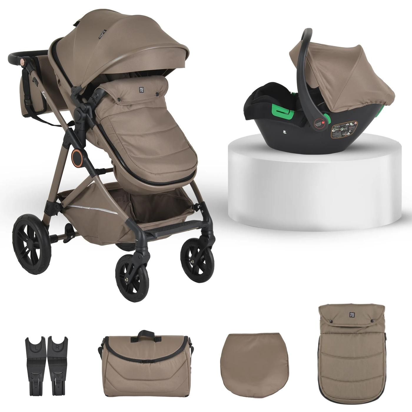 Carucior 3 in 1 Moni Lara Beige