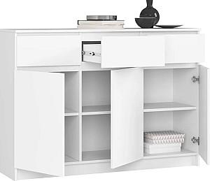 Comoda Akord K140 3D 3SZ White
