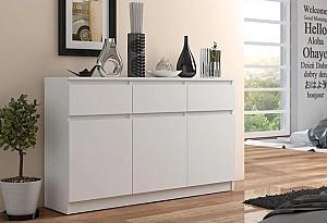 Comoda Akord K140 3D 3SZ White