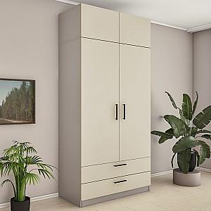 Dulap PS ST-120 (2 sert.) + Antresol Toffi / Bej