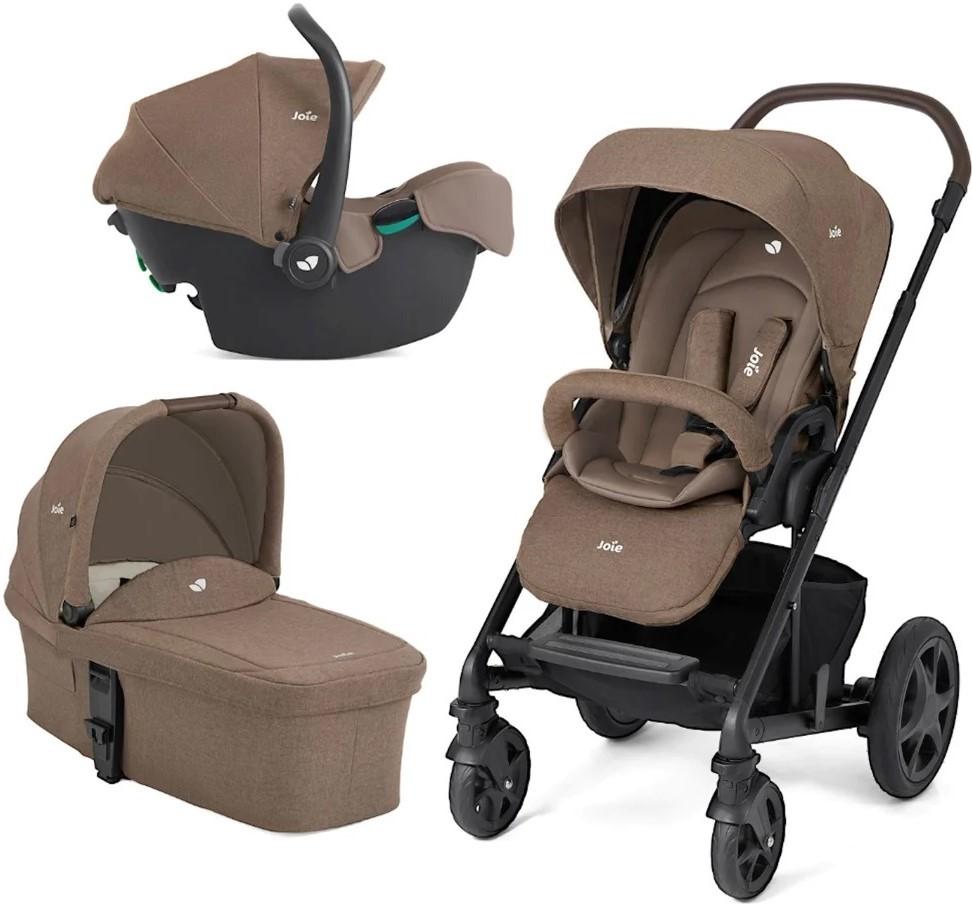 Carucior 3 in 1 Joie Chrome DLX Toffee