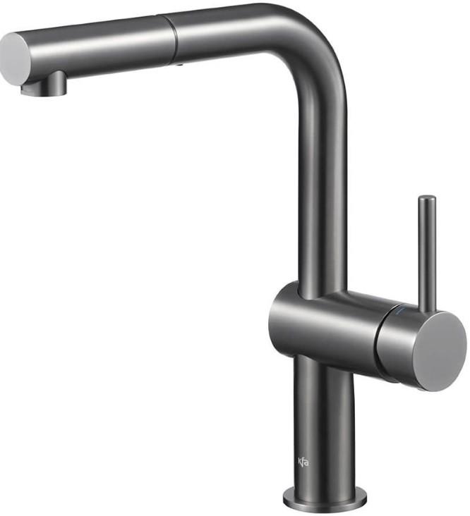 Robinet bucatarie Armatura Duero Edge еxtractibil PVD Gun Metal