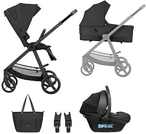 Carucior 3 in 1 Kikka Boo Mia Black 2026