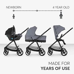 Carucior 3 in 1 Kikka Boo Mia Grey 2026