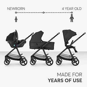 Carucior 3 in 1 Kikka Boo Mia Black 2026