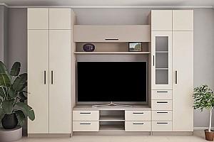 Living PS Elina T (TV-1.2 m, vitrină) 2.8 m Toffi / Bej