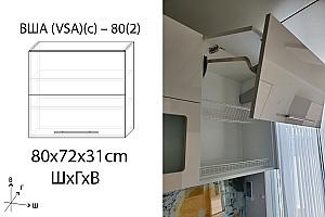 Set mobila bucatarie PS Blum 2.4 m (MDF lucioasa) Alb