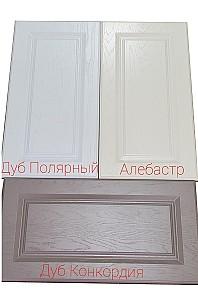 Set mobila bucatarie PS Corner 1.8x1.8 m (MDF pelicula) Alabastru