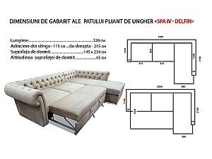 Canapea coltar Polimobil Spa IV Coltar