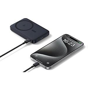 Acumulator extern Baseus PicoGo Qi2 with Kickstand 5000mAh