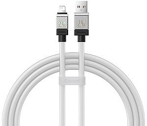 USB сablu Baseus CoolPlay Series USB-A to Lightning 1m White