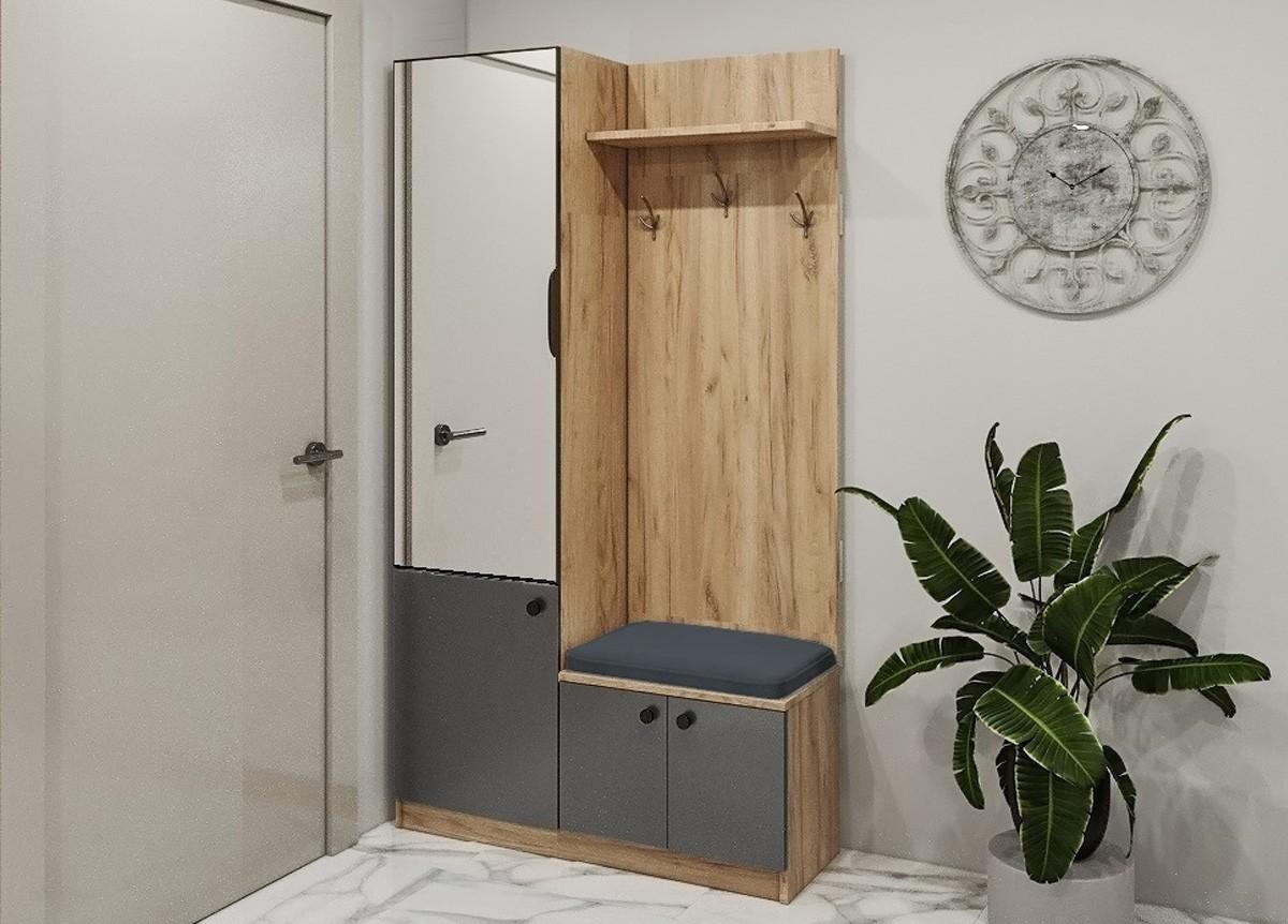 Antreu PS AZ-110/2 Stejar Auriu / Grafit Gri