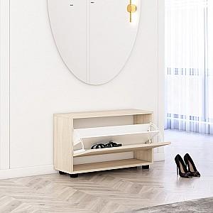 Dulap pentru incaltaminte Mobildor Lux Leo 60 1D (60x27x47H cm) Stejar Sonoma