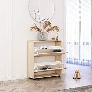 Dulap pentru incaltaminte Mobildor Lux Leo 60 2D (60x27x86H cm) Stejar Sonoma