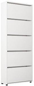 Dulap pentru incaltaminte Mobildor Lux Leo 60 5D (60x27x203H cm) Alb