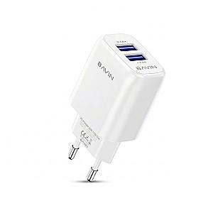 Incarcator telefon BAVIN PC913Y + Cable Micro-USB White