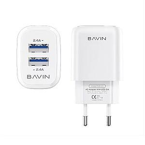 Incarcator telefon BAVIN PC913T + Cable Type-C White