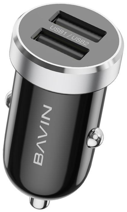 Incarcator auto BAVIN PC862TY + Cable Type-C Black
