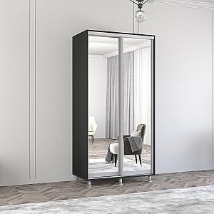 Dulap-cupe Mobildor Lux Aron 110 (2 oglinzi) Antracit
