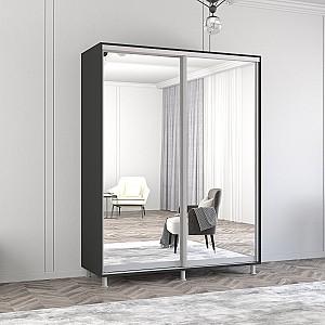 Dulap-cupe Mobildor Lux Aron 160 (2 oglinzi) Antracit