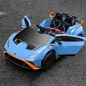 Maşină electrică CAIDER Lamborghini Huracán STO Blue (21022)