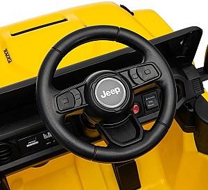 Maşină electrică Dake Jeep Wrangler Rubicon Yellow (JWR558/5)