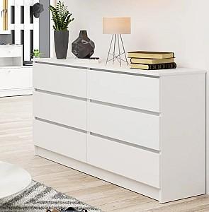 Comoda Akord K140 6S White