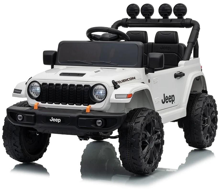 Maşină electrică Dake Jeep Wrangler Rubicon White (JWR558/3)