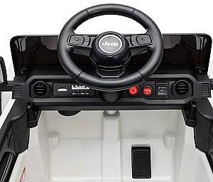 Maşină electrică Dake Jeep Wrangler Rubicon White (JWR558/3)