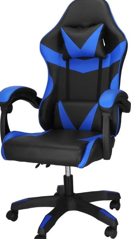 Fotoliu gaming Springos HF0019 Black/Blue