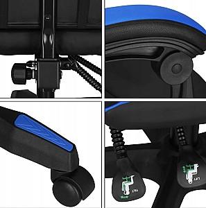 Fotoliu gaming Springos HF0019 Black/Blue