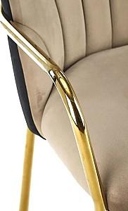 Scaun Halmar K500 Beige/Black/Gold
