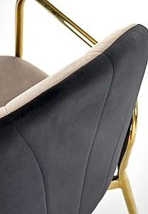 Scaun Halmar K500 Beige/Black/Gold