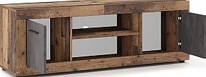 Tumba pentru televizor Mebel Elite Blago 140cm Dark Oak/Graphite