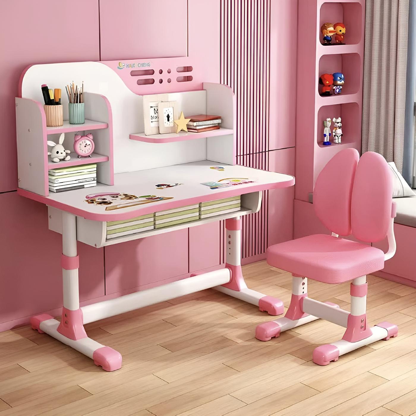 Masă de scris pentru copii CAIDER Pink 48516