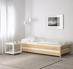 Saltea IKEA Afjall 80x200 Fermitate Medie Alb