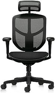 Fotoliu de birou Comfort Enjoy Budget 2 Black (mesh/fabric)