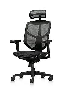 Fotoliu de birou Comfort Enjoy Budget 2 Black (mesh/fabric)