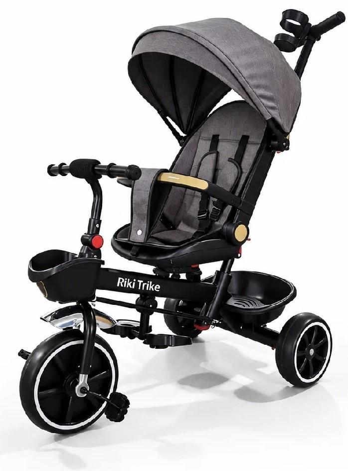 Tricicleta copii CAIDER Riki Trike Grey (64699)