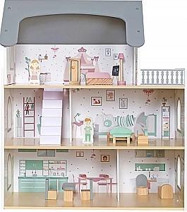 Casuta pentru papusi Gotel B70S White/Grey/Natural